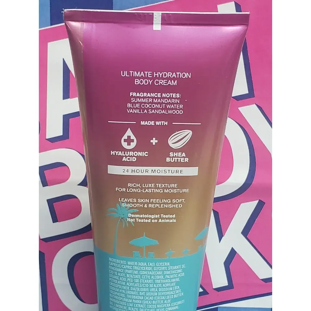 BBW Endless Weekend Ultimate Hydration Body Cream 24 Hour Moisture